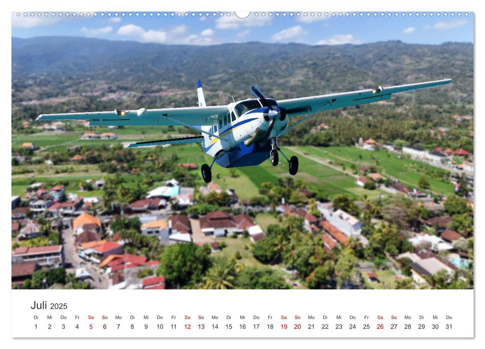 Flugzeuge über den Wolken (CALVENDO Premium Wandkalender 2025)