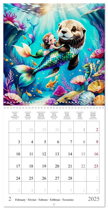 Fantasy underwater world (CALVENDO Monthly Calendar 2025)