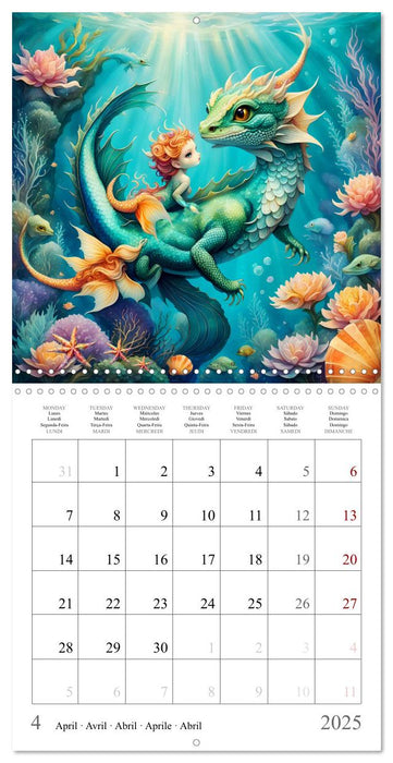 Fantasy underwater world (CALVENDO Monthly Calendar 2025)