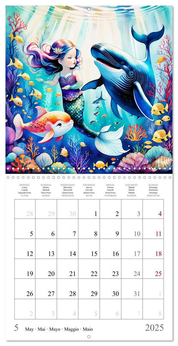 Fantasy underwater world (CALVENDO Monthly Calendar 2025)