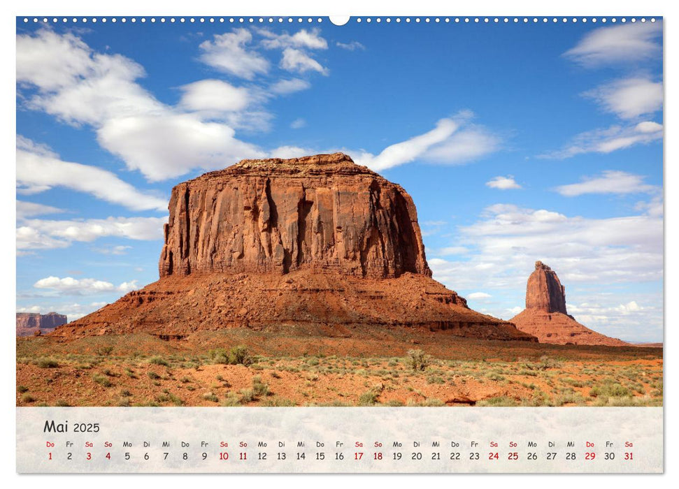 Monument Valley - Faszinierende Westernkulisse in den USA (CALVENDO Wandkalender 2025)