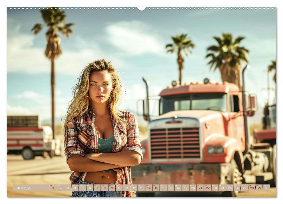 Sexy Trucker Girls (CALVENDO Wandkalender 2025)