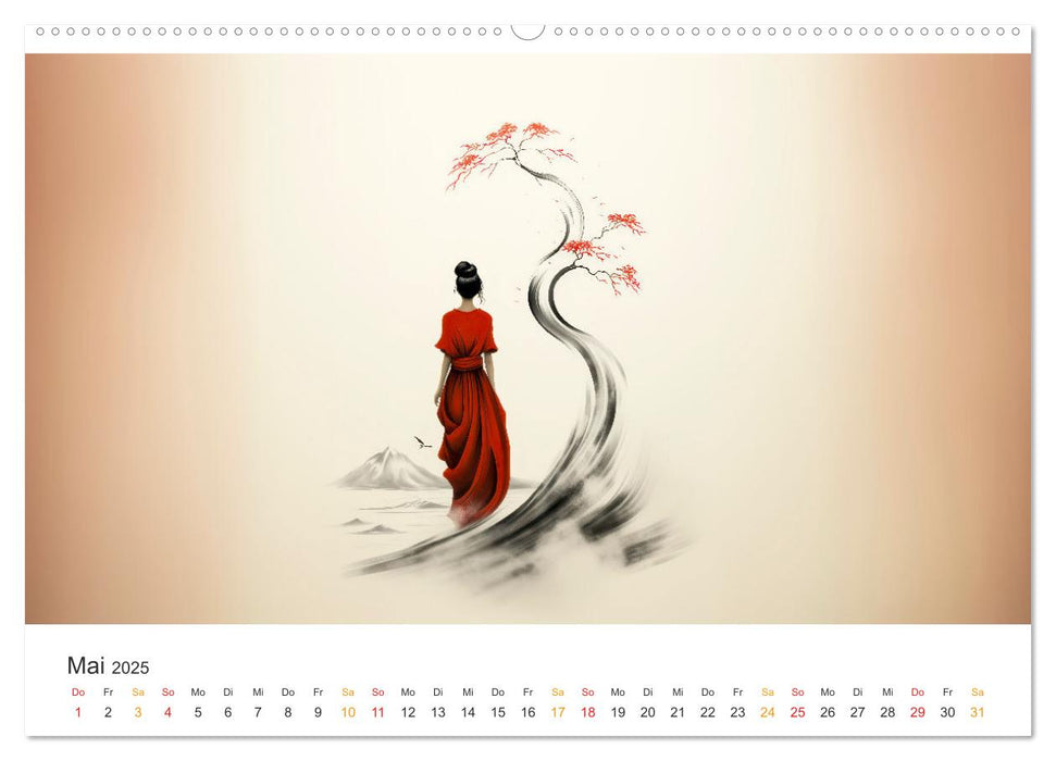 Japan - Kunst der Traditionen (CALVENDO Wandkalender 2025)