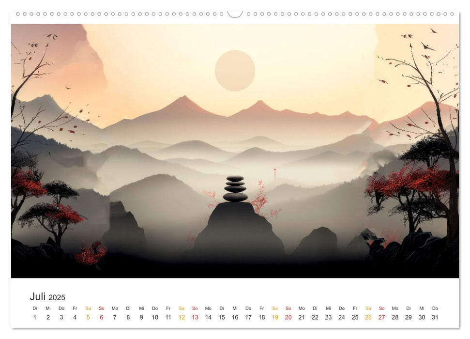 Japan - Kunst der Traditionen (CALVENDO Premium Wandkalender 2025)