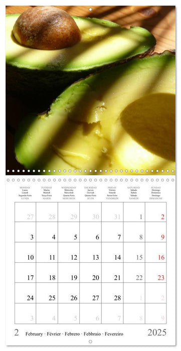 Appetizing Food (CALVENDO Monthly Calendar 2025)