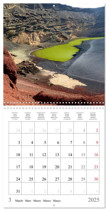 Enjoying Lanzarote (CALVENDO Monthly Calendar 2025)