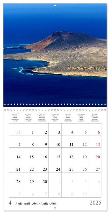 Enjoying Lanzarote (CALVENDO Monthly Calendar 2025)