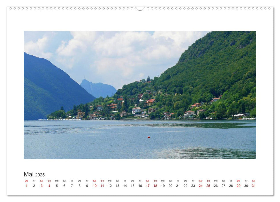 Valsolda. Malerische Dörfer am Luganer See (CALVENDO Premium Wandkalender 2025)