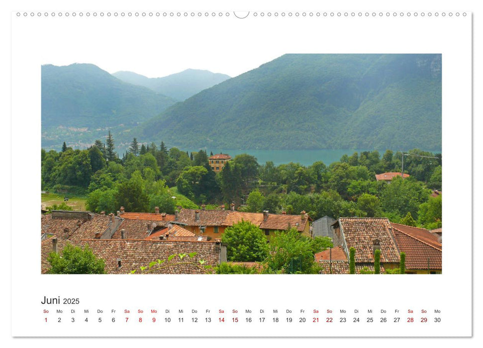 Valsolda. Malerische Dörfer am Luganer See (CALVENDO Premium Wandkalender 2025)