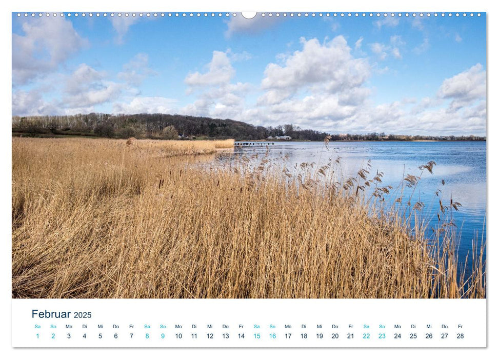 Die Schlei - Segelrevier und Naherholungsgebiet (CALVENDO Wandkalender 2025)