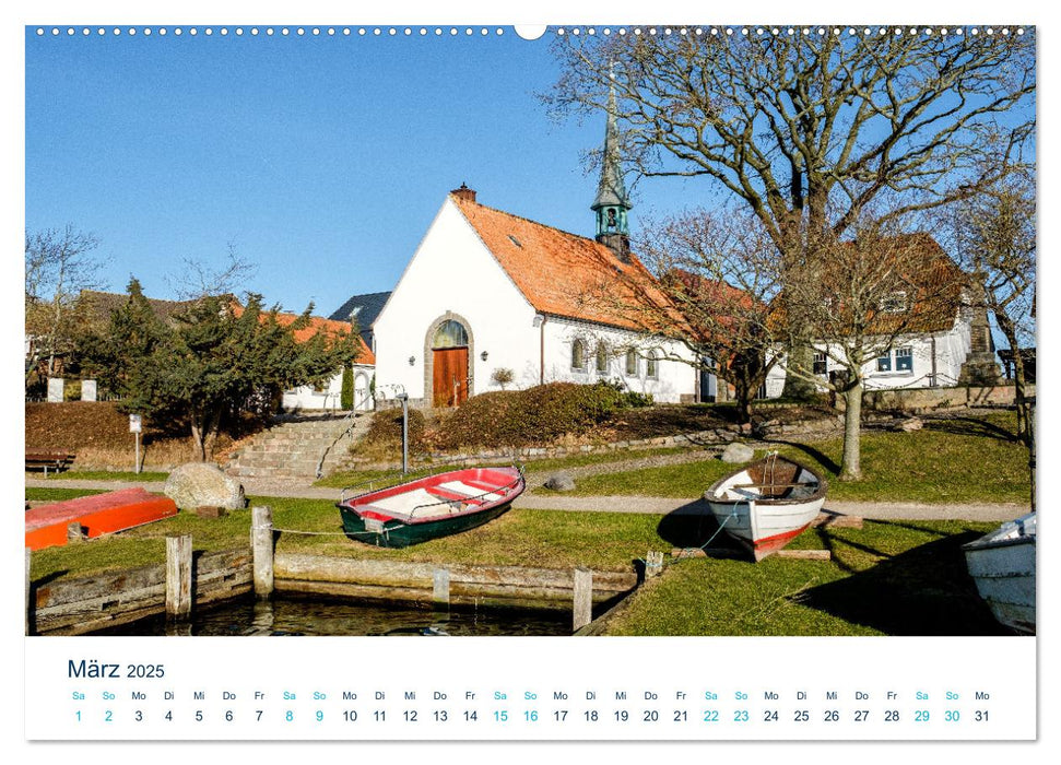 Die Schlei - Segelrevier und Naherholungsgebiet (CALVENDO Wandkalender 2025)