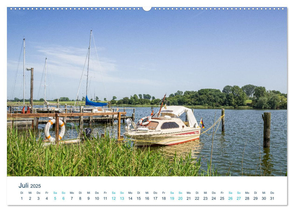 Die Schlei - Segelrevier und Naherholungsgebiet (CALVENDO Premium Wandkalender 2025)