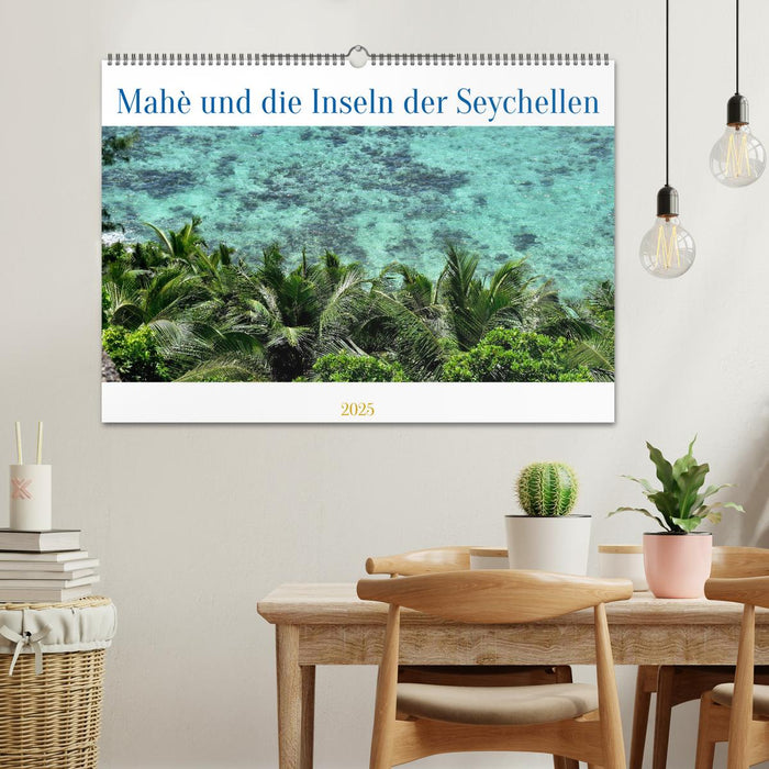 Mahè und die Inseln der Seychellen (CALVENDO Wandkalender 2025)