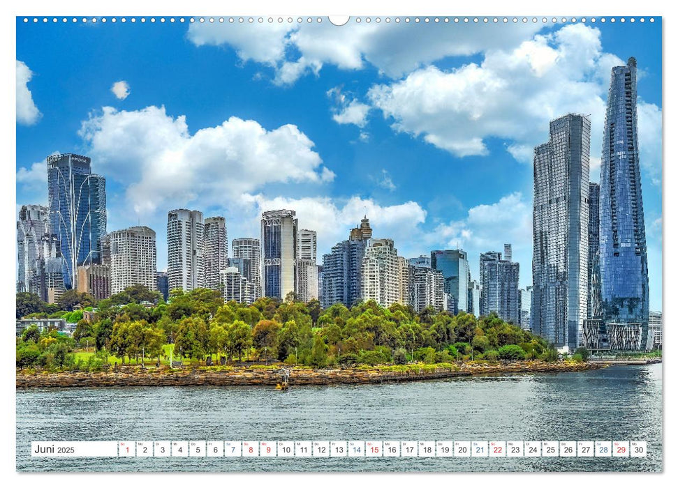 Sydney - Pulsierendes Herz Australiens (CALVENDO Premium Wandkalender 2025)