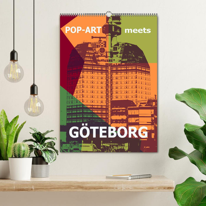 POP-ART meets Göteborg (CALVENDO Wandkalender 2025)