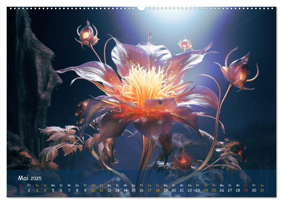 Exotische Pflanzen Close-up (CALVENDO Wandkalender 2025)