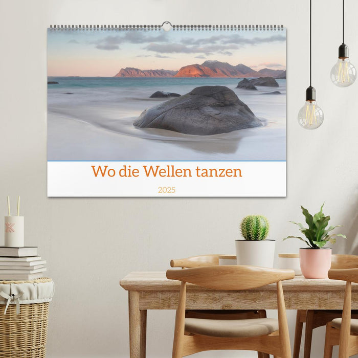 Wo die Wellen tanzen (CALVENDO Wandkalender 2025)