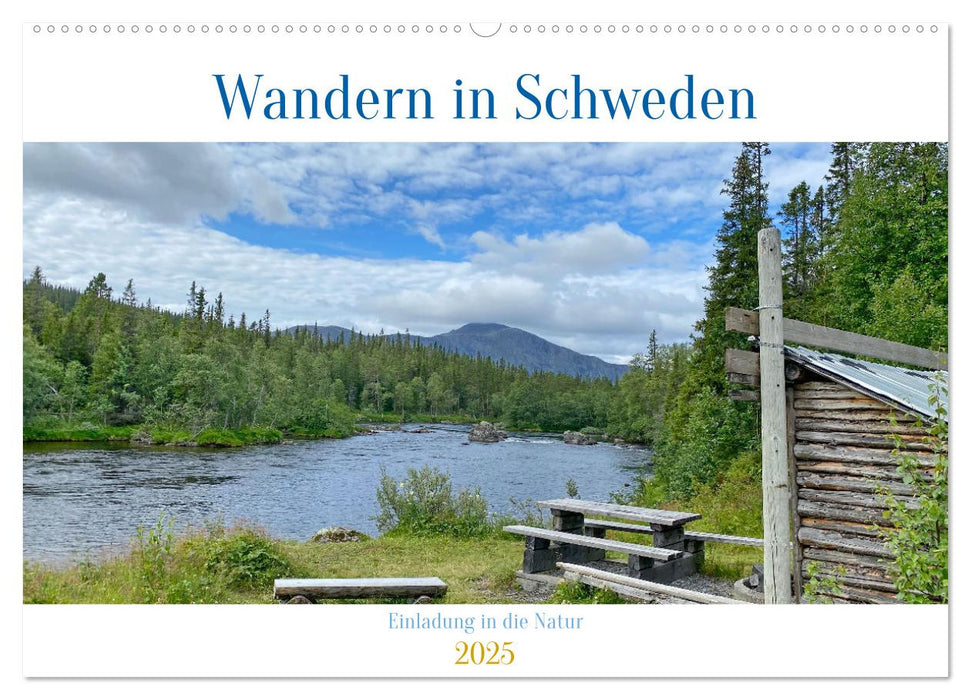 Wandern in Schweden - Einladung in die Natur (CALVENDO Wandkalender 2025)