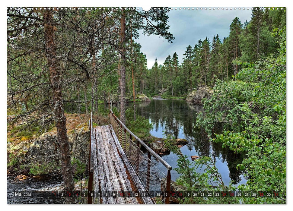 Wandern in Schweden - Einladung in die Natur (CALVENDO Wandkalender 2025)