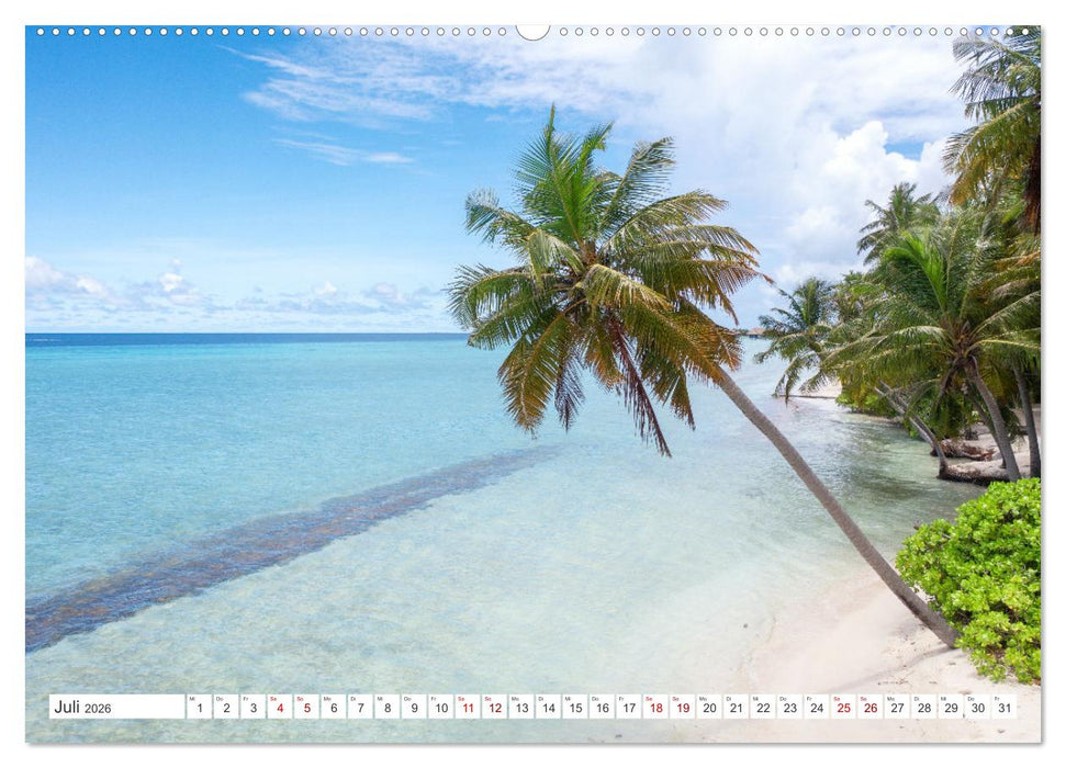 Malediven, Perle im Indischen Ozean (CALVENDO Premium Wandkalender 2026)