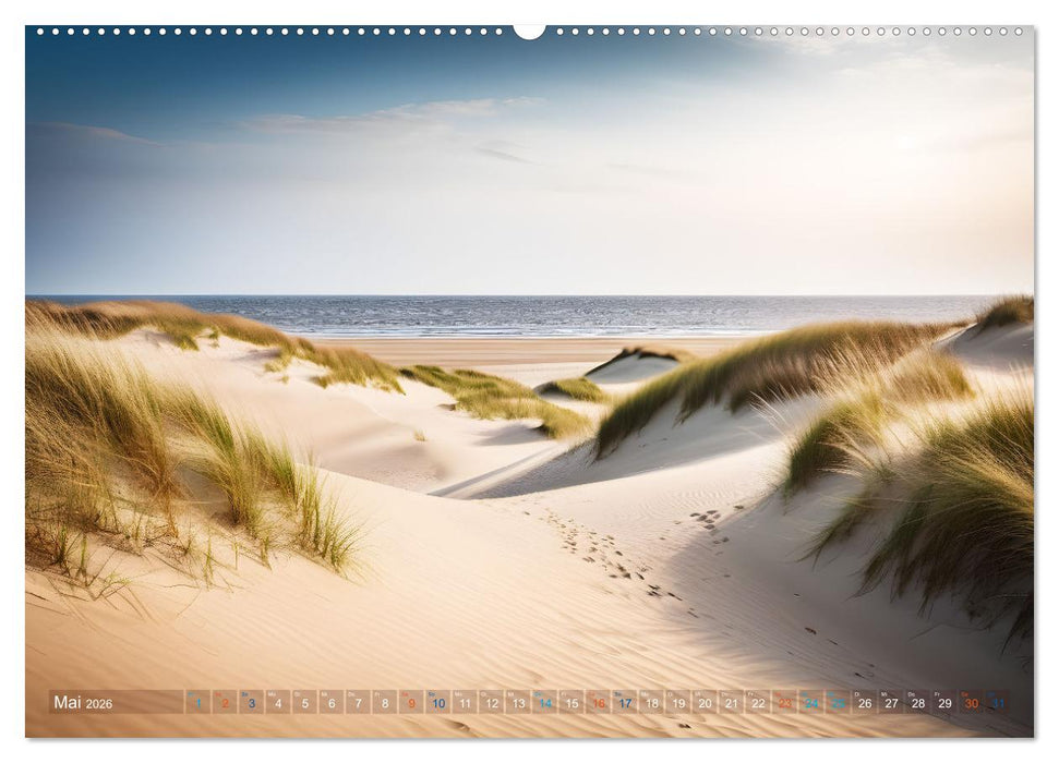 Sanddünen In der Wüste und am Meer (CALVENDO Wandkalender 2026)