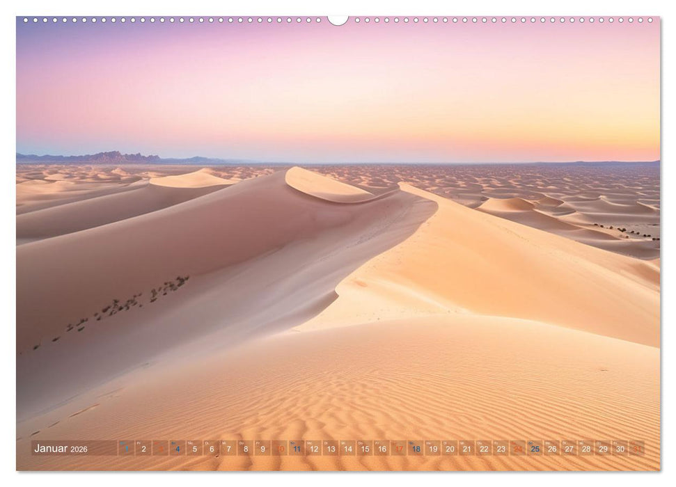 Sanddünen In der Wüste und am Meer (CALVENDO Premium Wandkalender 2026)