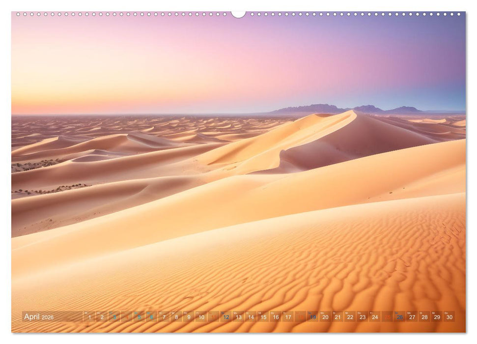 Sanddünen In der Wüste und am Meer (CALVENDO Premium Wandkalender 2026)
