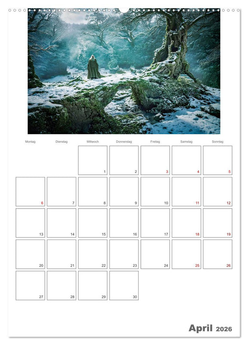 Der Zauberwald Eine geheimnisvolle Reise (CALVENDO Premium Wandkalender 2026)