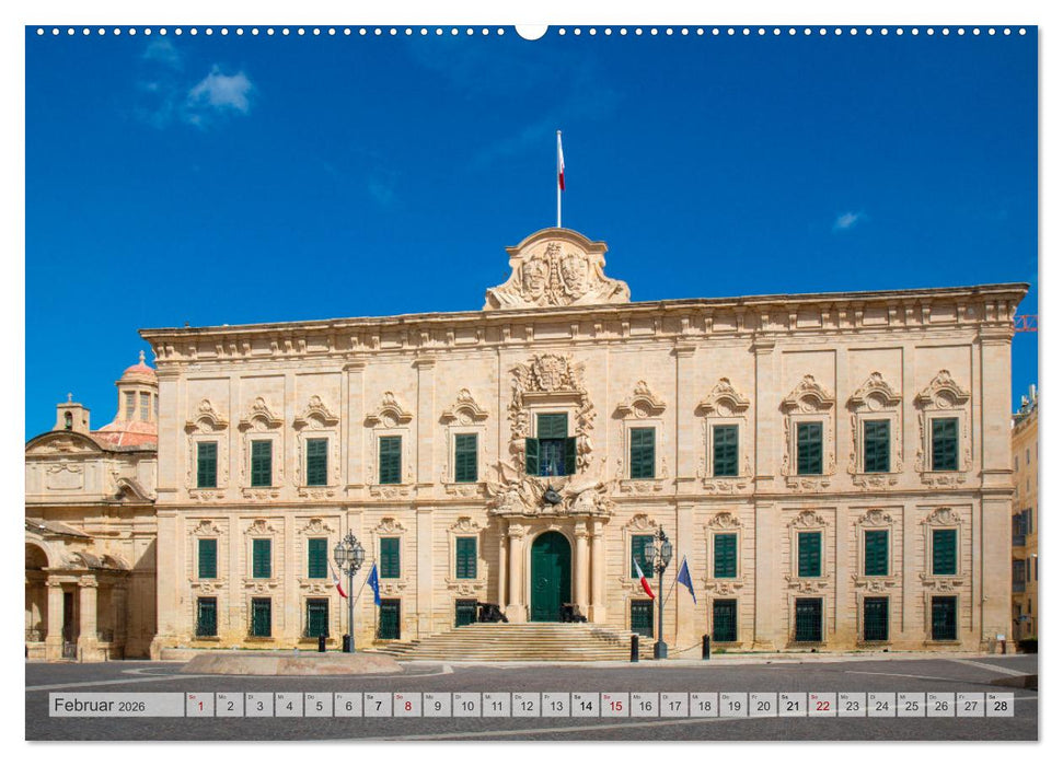 Malta - Wo Geschichte lebendig ist (CALVENDO Wandkalender 2026)