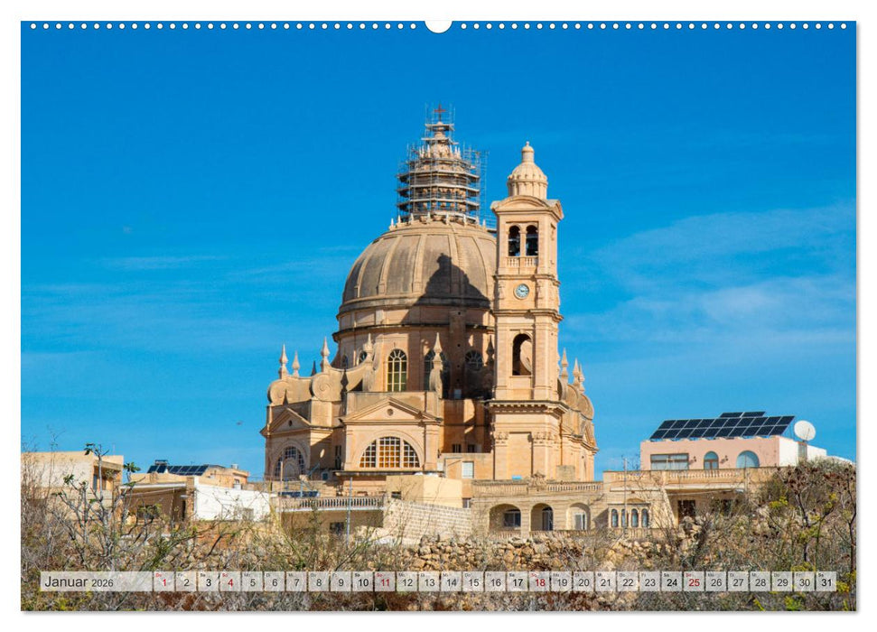 Malta - Wo Geschichte lebendig ist (CALVENDO Premium Wandkalender 2026)