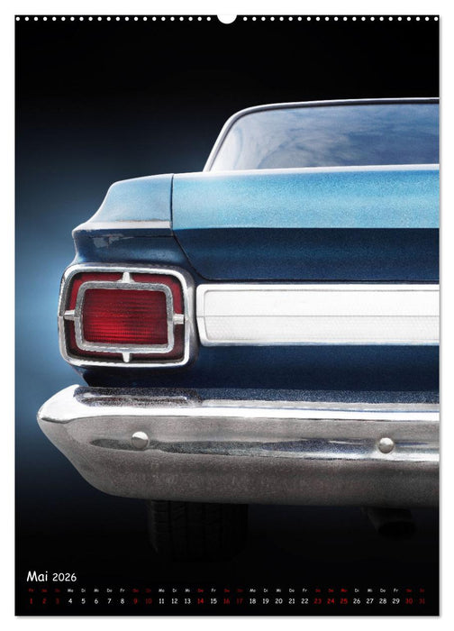 Amerikanische Autos 1950er bis 1980er Favoriten (CALVENDO Wandkalender 2026)