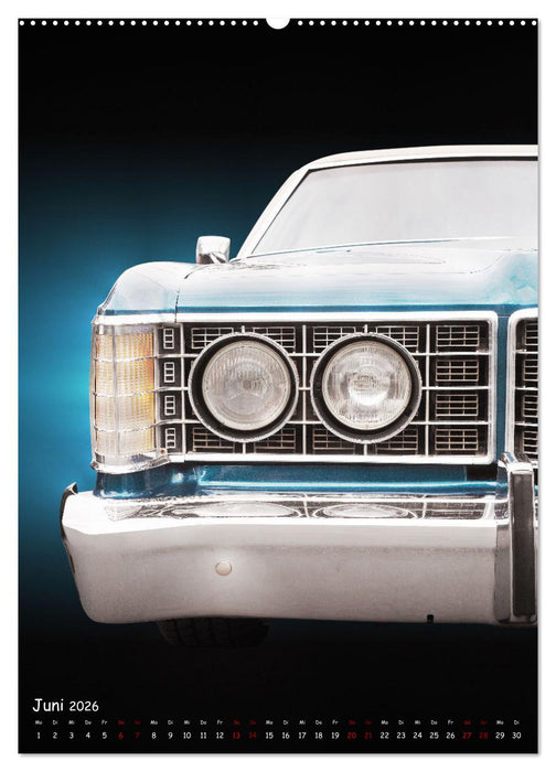 Amerikanische Autos 1950er bis 1980er Favoriten (CALVENDO Wandkalender 2026)