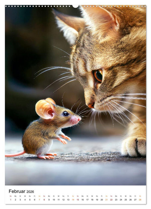 Tierisch daneben - frech und völlig verrückt (CALVENDO Wandkalender 2026)