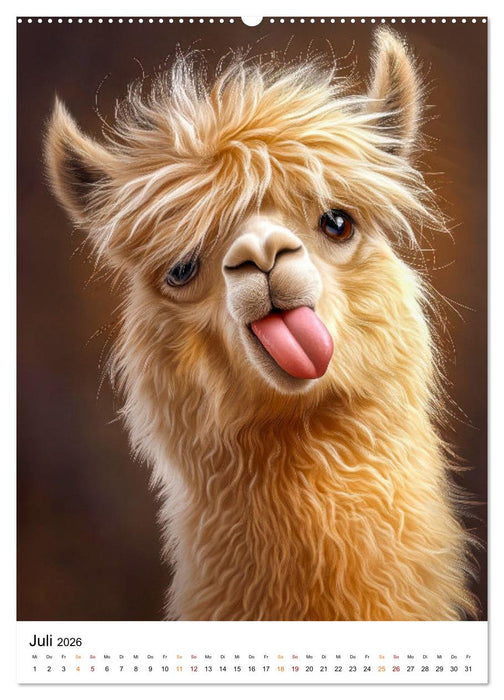 Tierisch daneben - frech und völlig verrückt (CALVENDO Premium Wandkalender 2026)