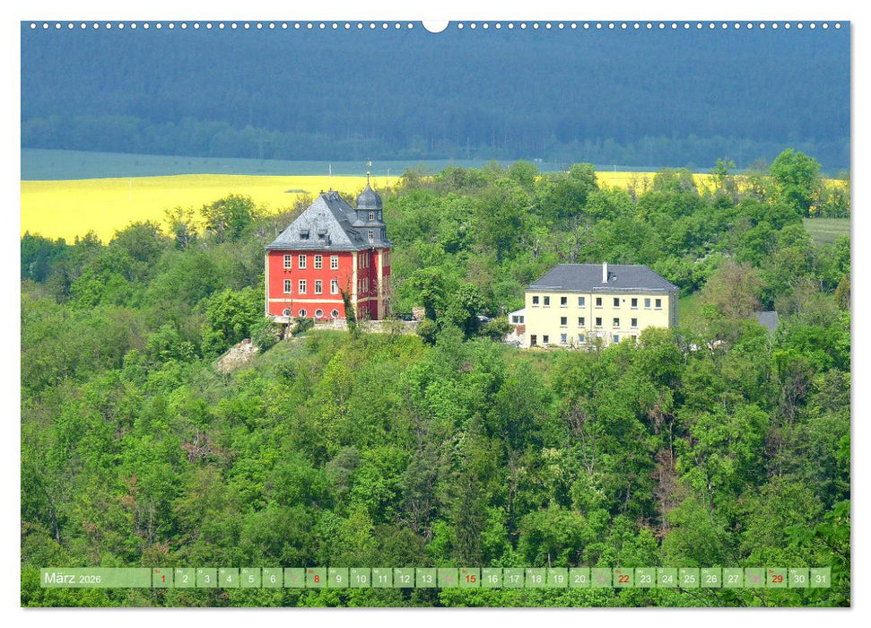 Rund um Pößneck - Im Saale-Orla-Kreis (CALVENDO Wandkalender 2026)