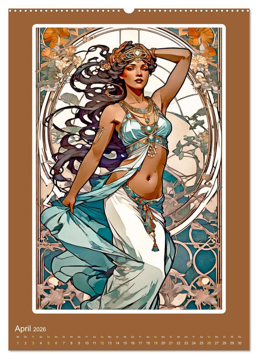 Illustrationskunst der Belle Époque (CALVENDO Wandkalender 2026)