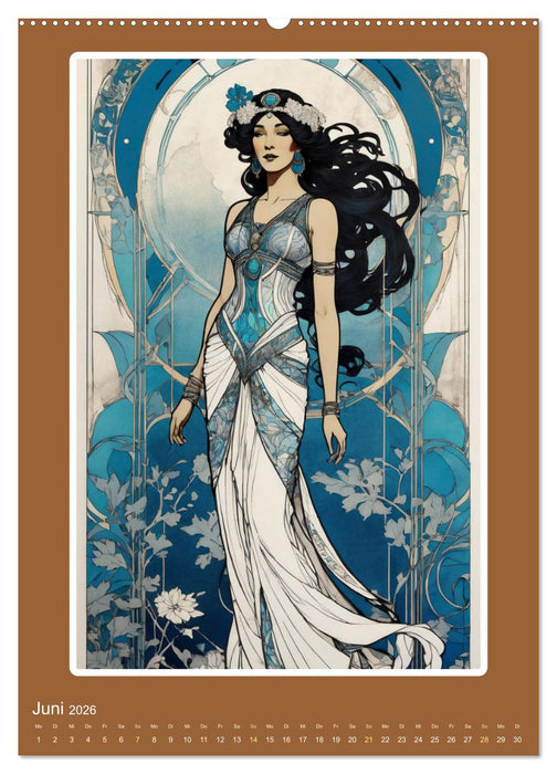 Illustrationskunst der Belle Époque (CALVENDO Wandkalender 2026)