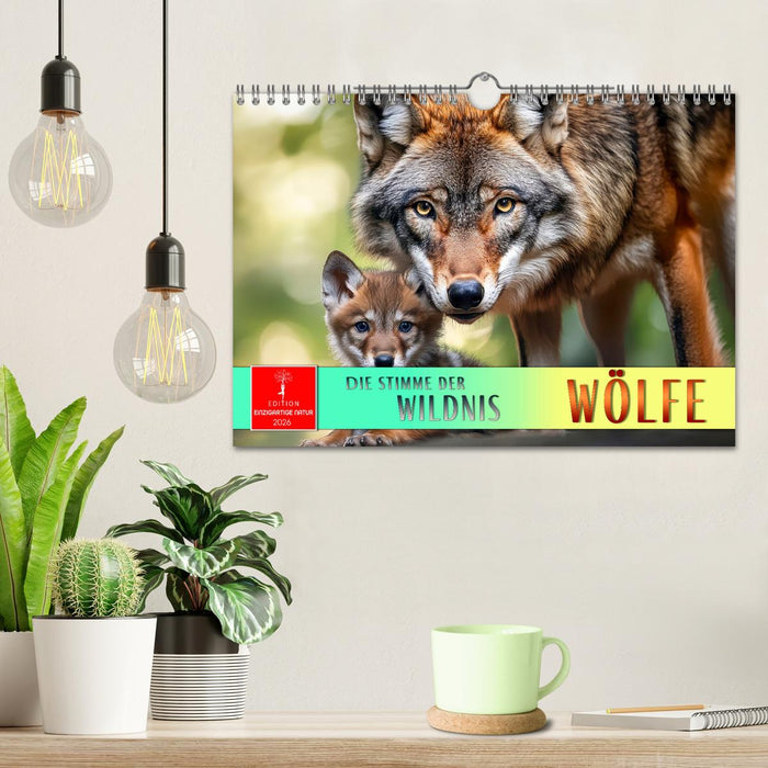 Wölfe - die Stimme der Wildnis (CALVENDO Wandkalender 2026)