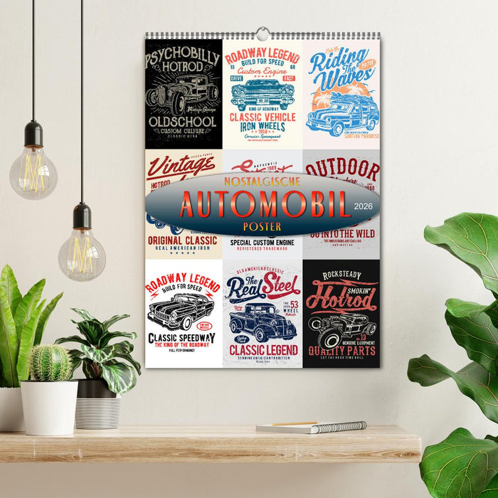 Automobile - nostalgische Poster (CALVENDO Wandkalender 2026)