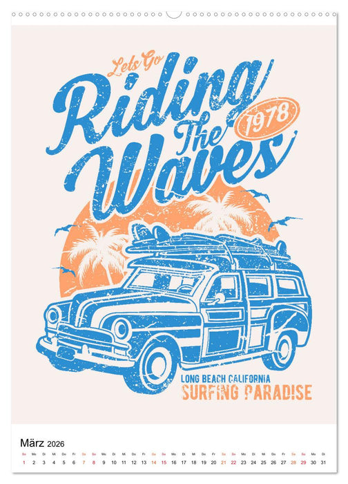 Automobile - nostalgische Poster (CALVENDO Wandkalender 2026)