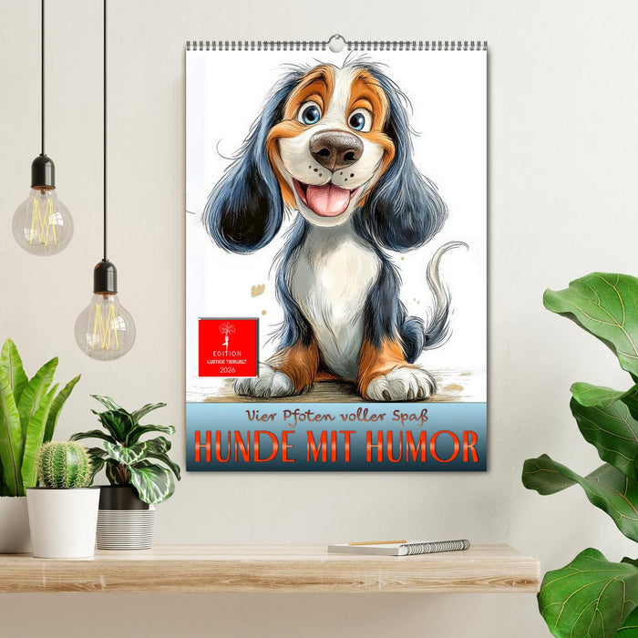 Hunde mit Humor (CALVENDO Wandkalender 2026)