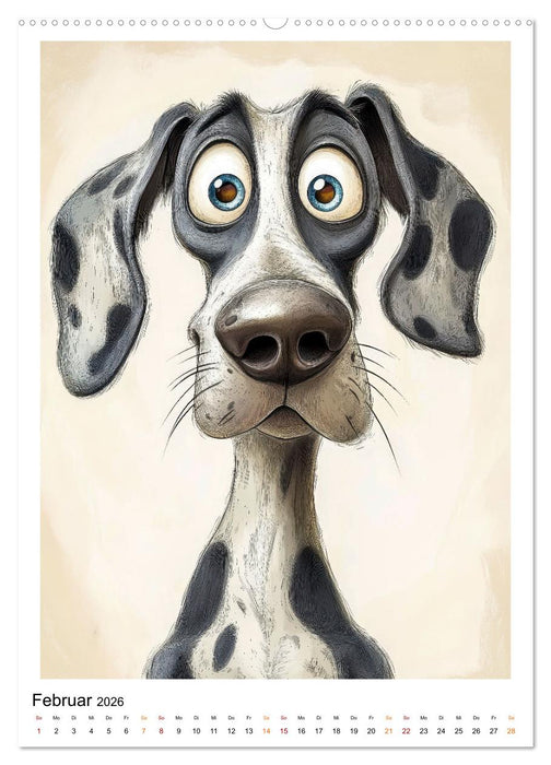 Hunde mit Humor (CALVENDO Wandkalender 2026)