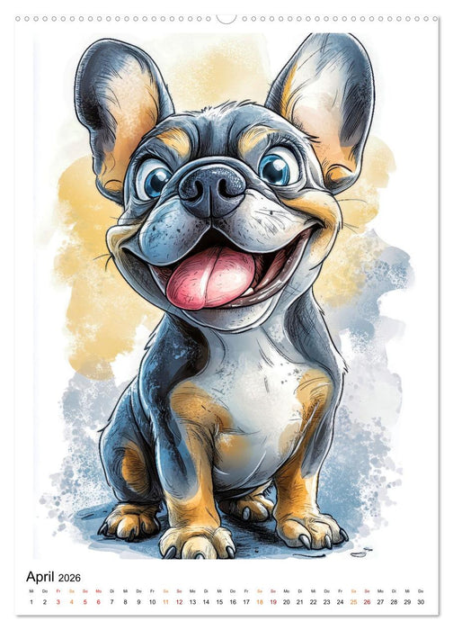 Hunde mit Humor (CALVENDO Wandkalender 2026)