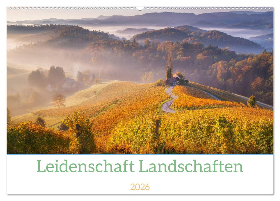 Leidenschaft Landschaften (CALVENDO Wandkalender 2026)