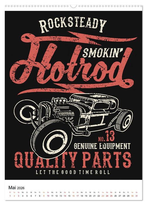 Automobile - nostalgische Poster (CALVENDO Premium Wandkalender 2026)