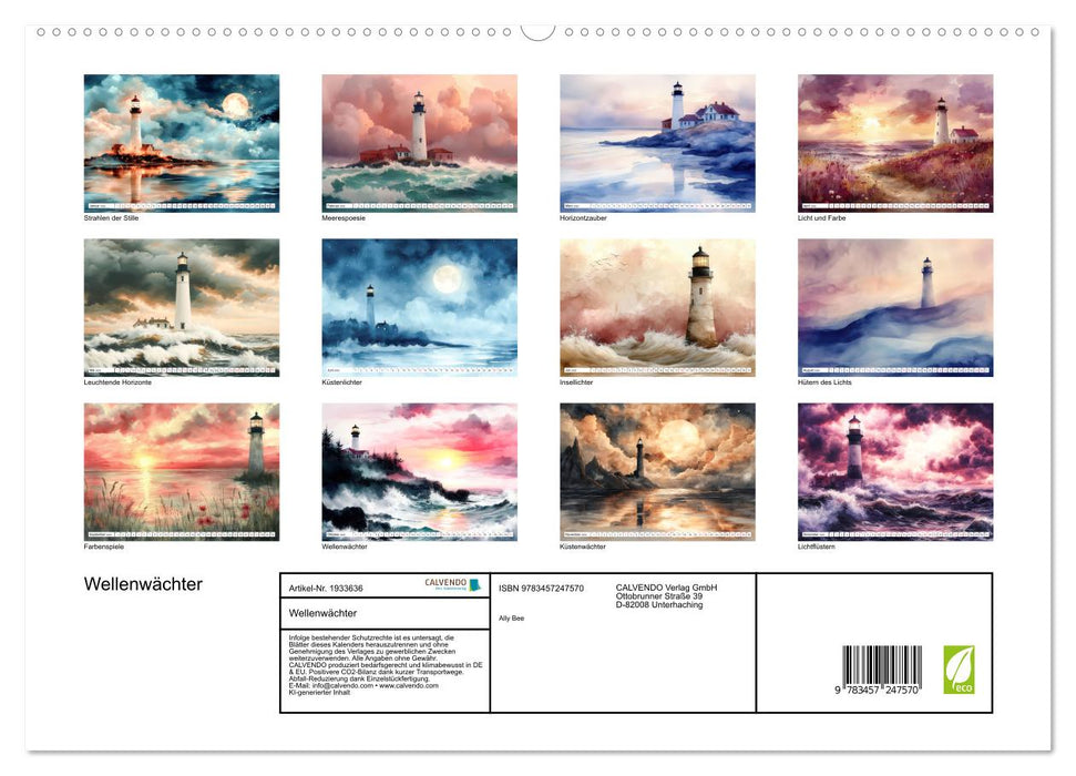 Wellenwächter (CALVENDO Premium Wandkalender 2026)