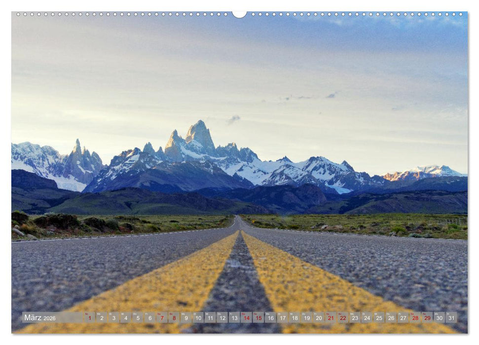 Bekanntes und Unbekanntes Patagonien (CALVENDO Wandkalender 2026)