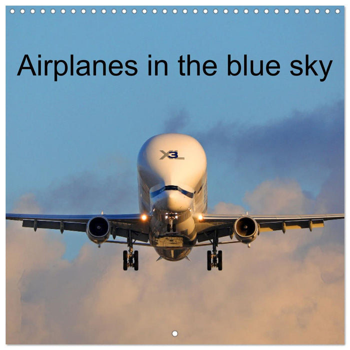Airplanes in the blue sky (CALVENDO Monthly Calendar 2026)
