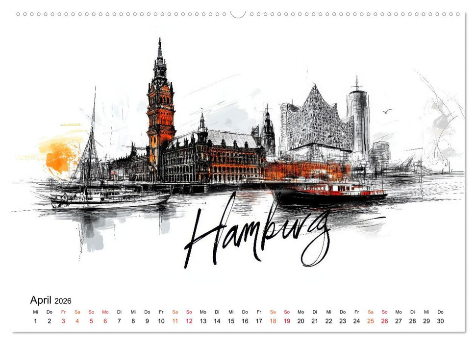 Europas Städte - ein Kalender für Entdecker (CALVENDO Wandkalender 2026)