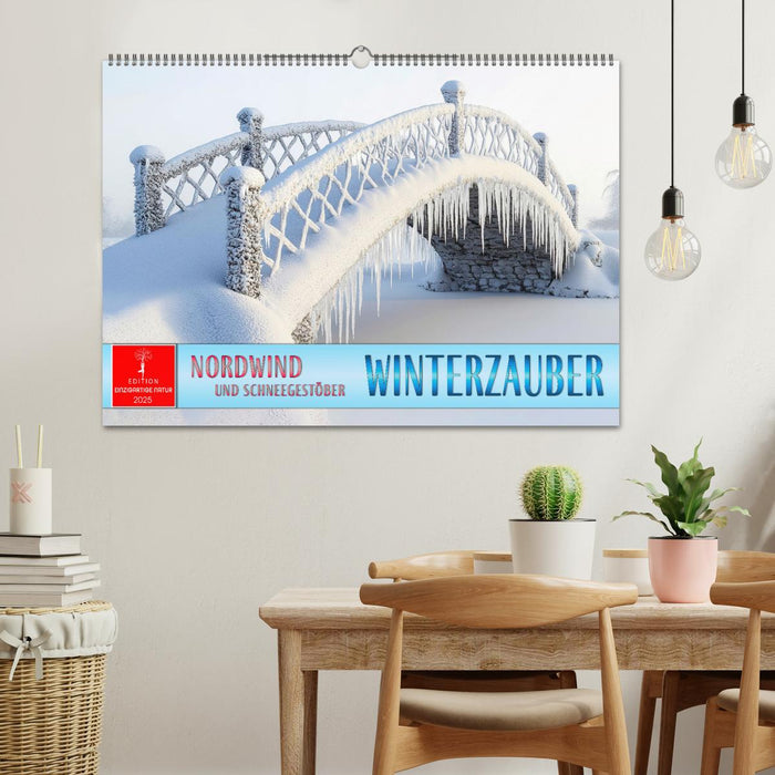 Winterzauber - Nordwind und Schneegestöber (CALVENDO Wandkalender 2026)